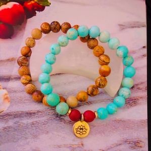 GEMSTONE BRACELET SET